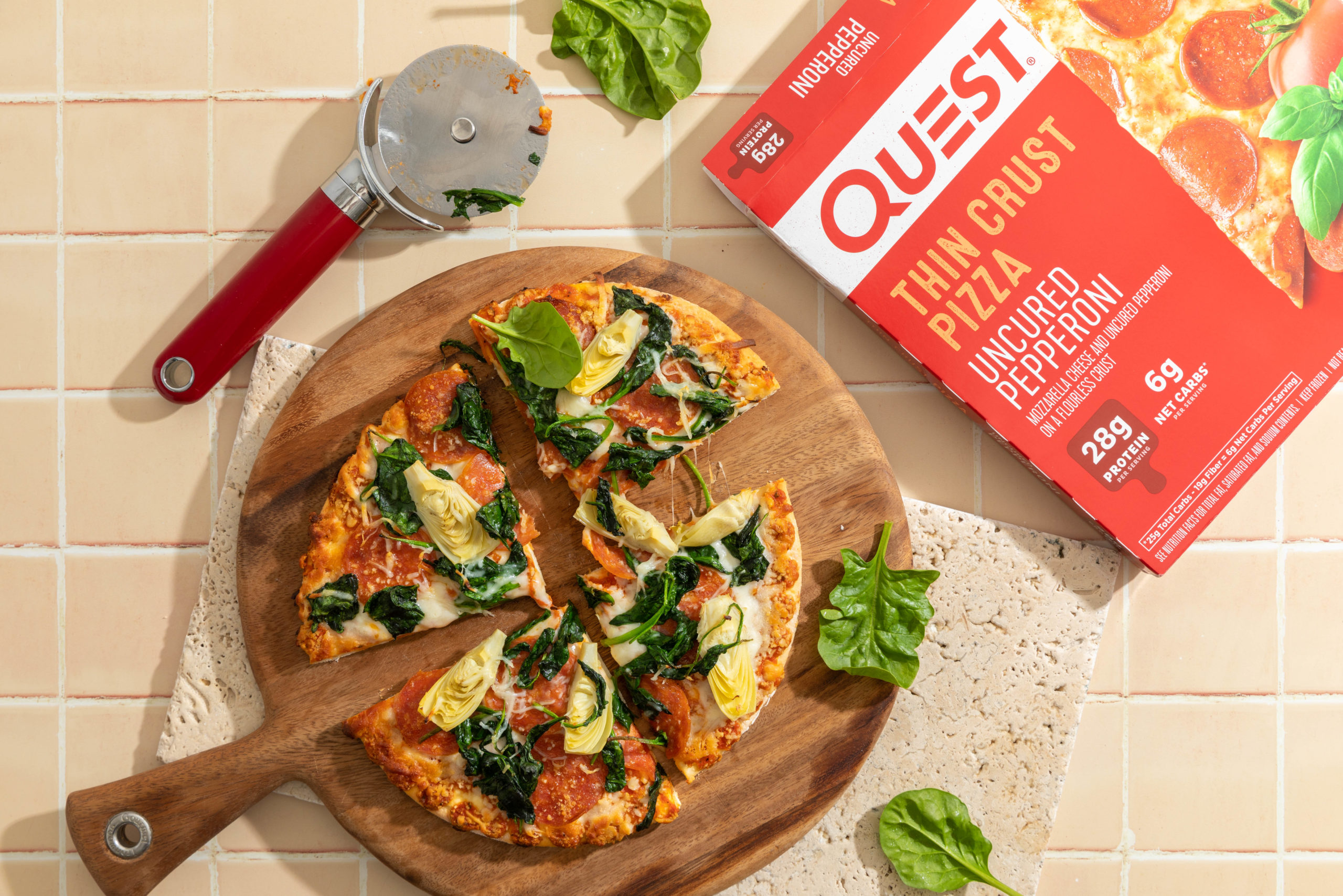 Questified Spinach Artichoke Pizza | Quest Blog