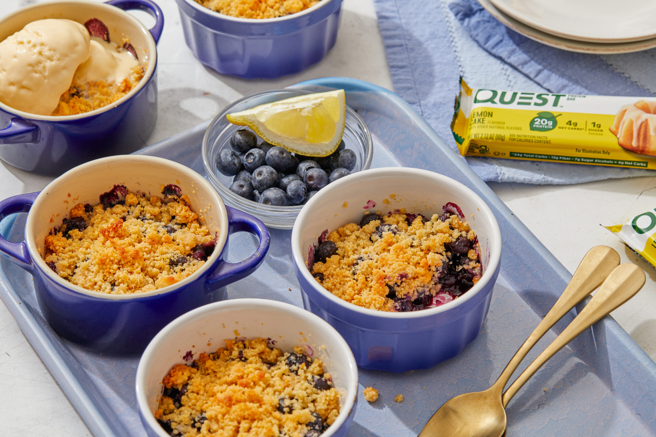 Lemon Blueberry Crisp Recipe