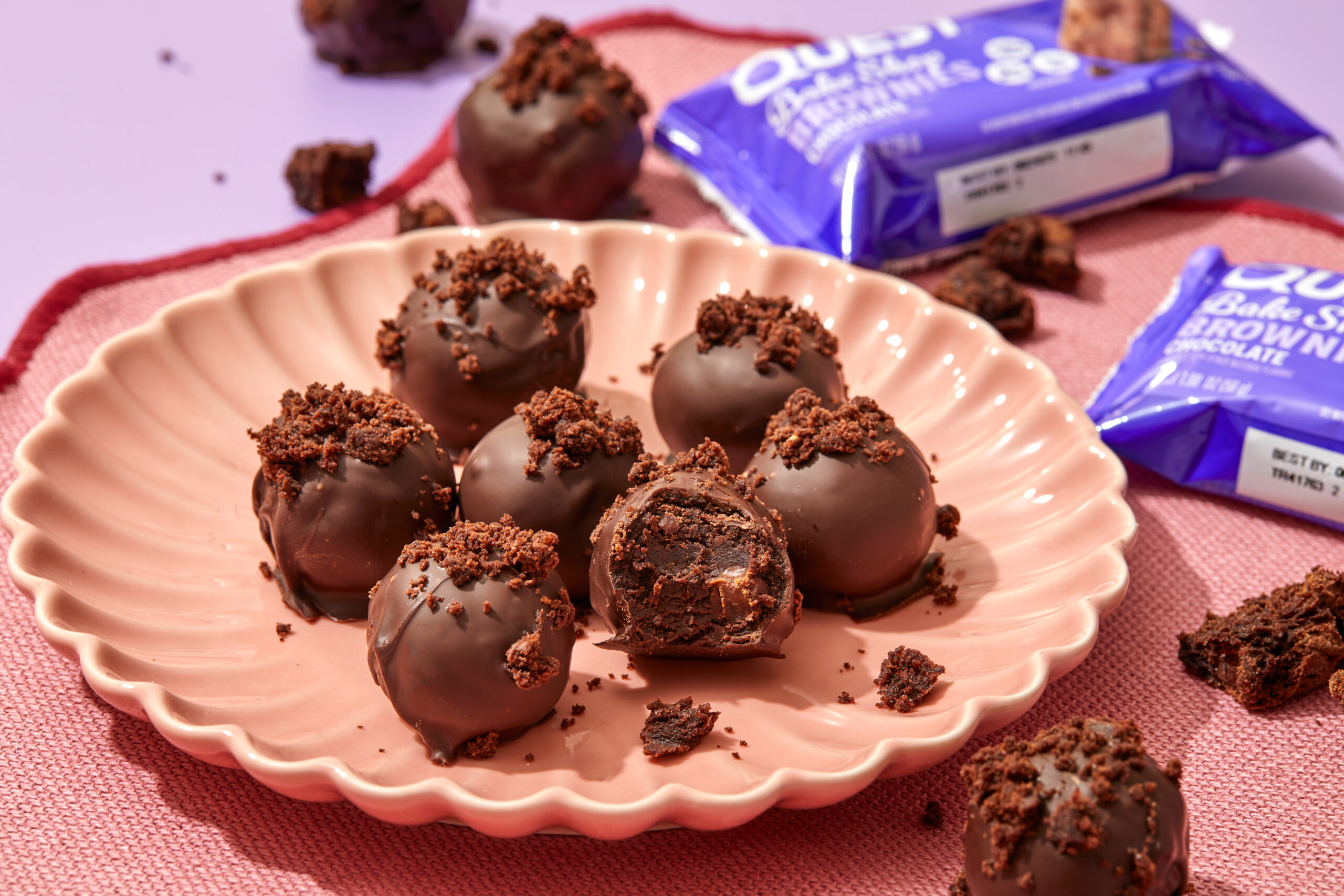 Quest Chocolate Brownie Truffles Recipe