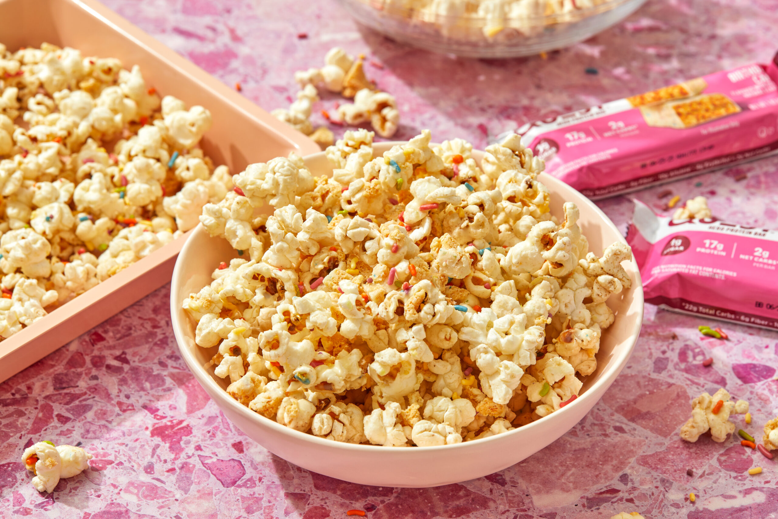 Crispy Birthday Cake Popcorn Recipe