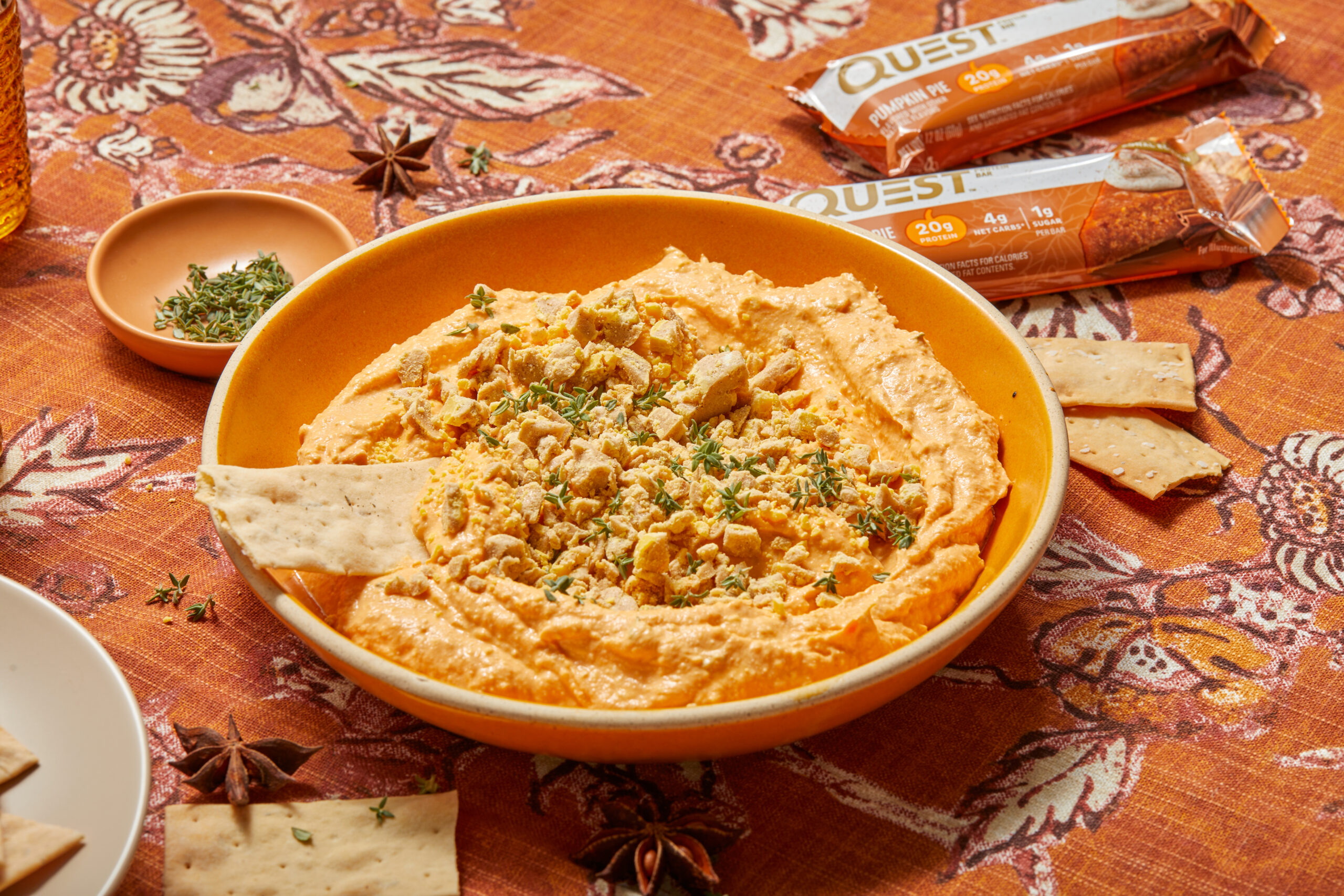 Quest Pumpkin Pie Feta Dip