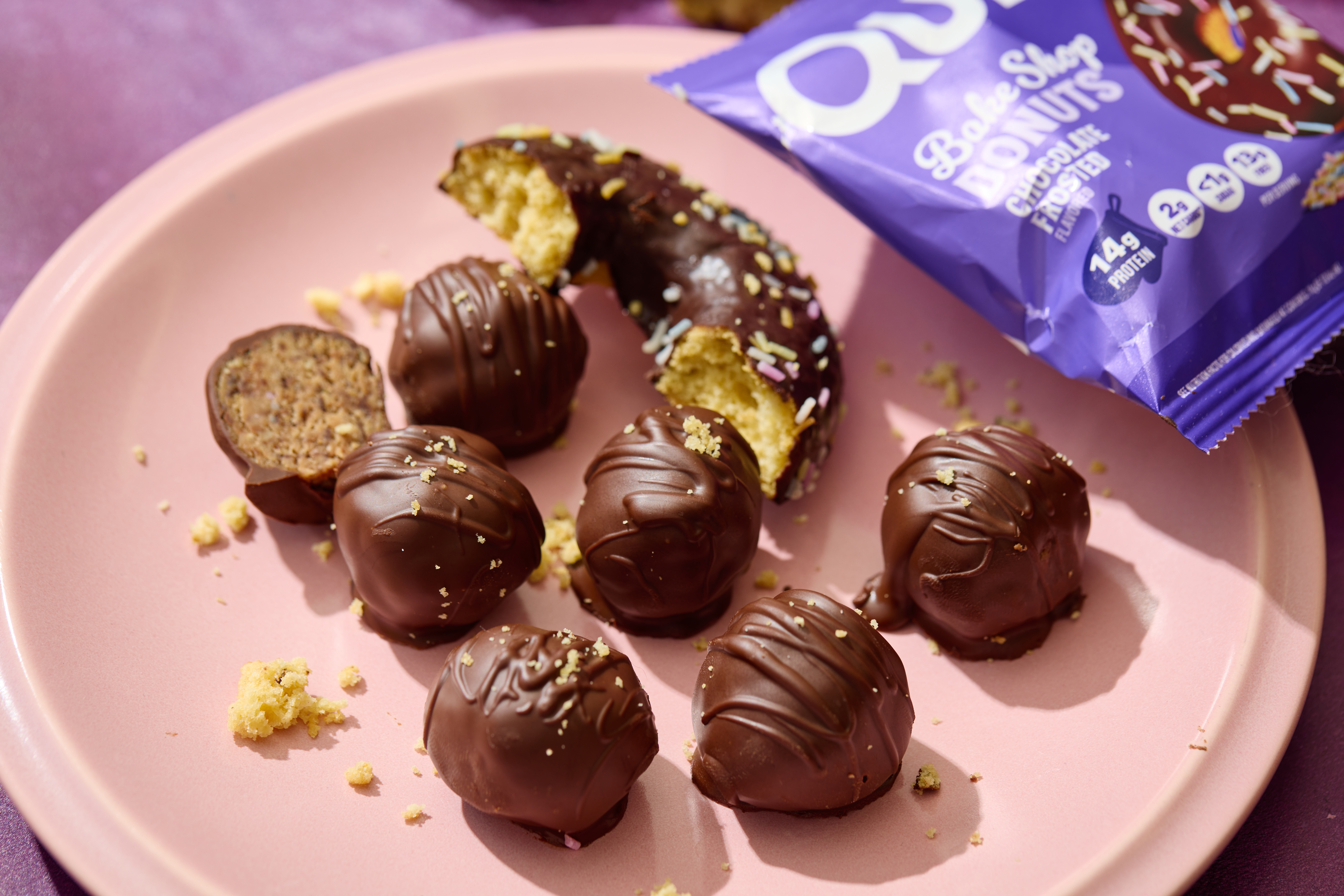 Quest Chocolate Frosted Donut Truffles