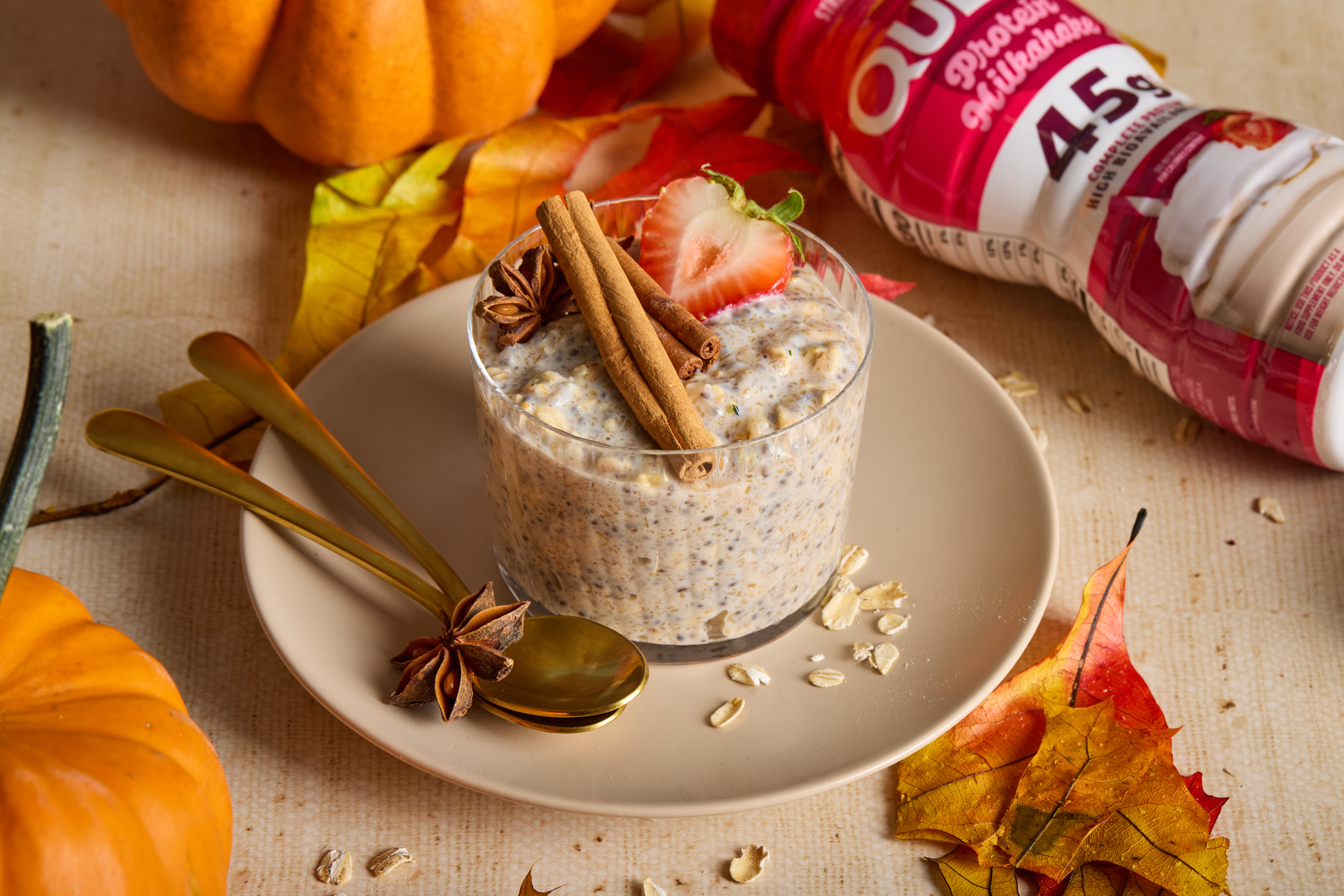 Strawberry Chai Overnight Oats, October 2025