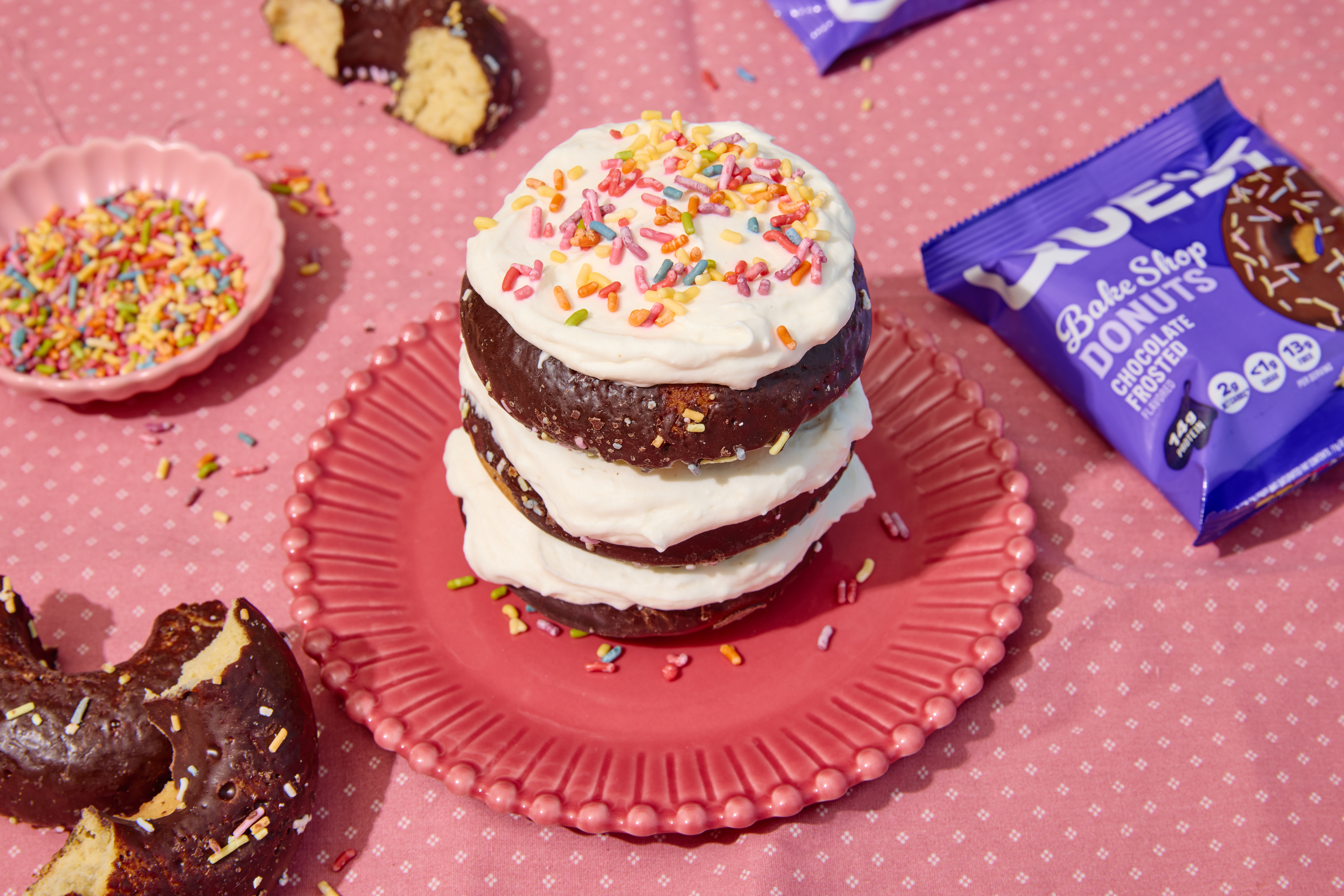 Quest Chocolate Frosted Donut Cake Recipe