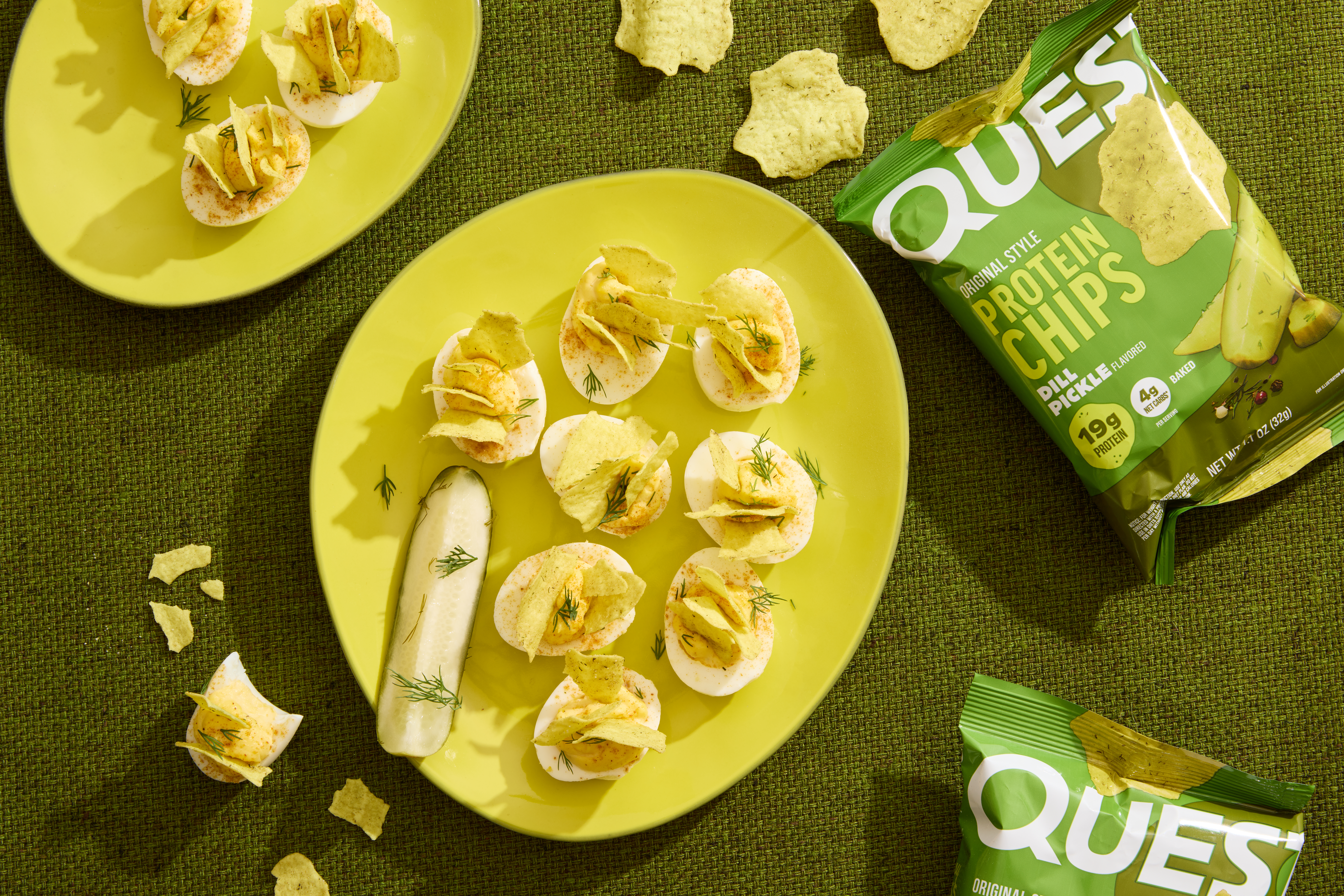 Quest Dill Pickle Deviled Eggs Recipe