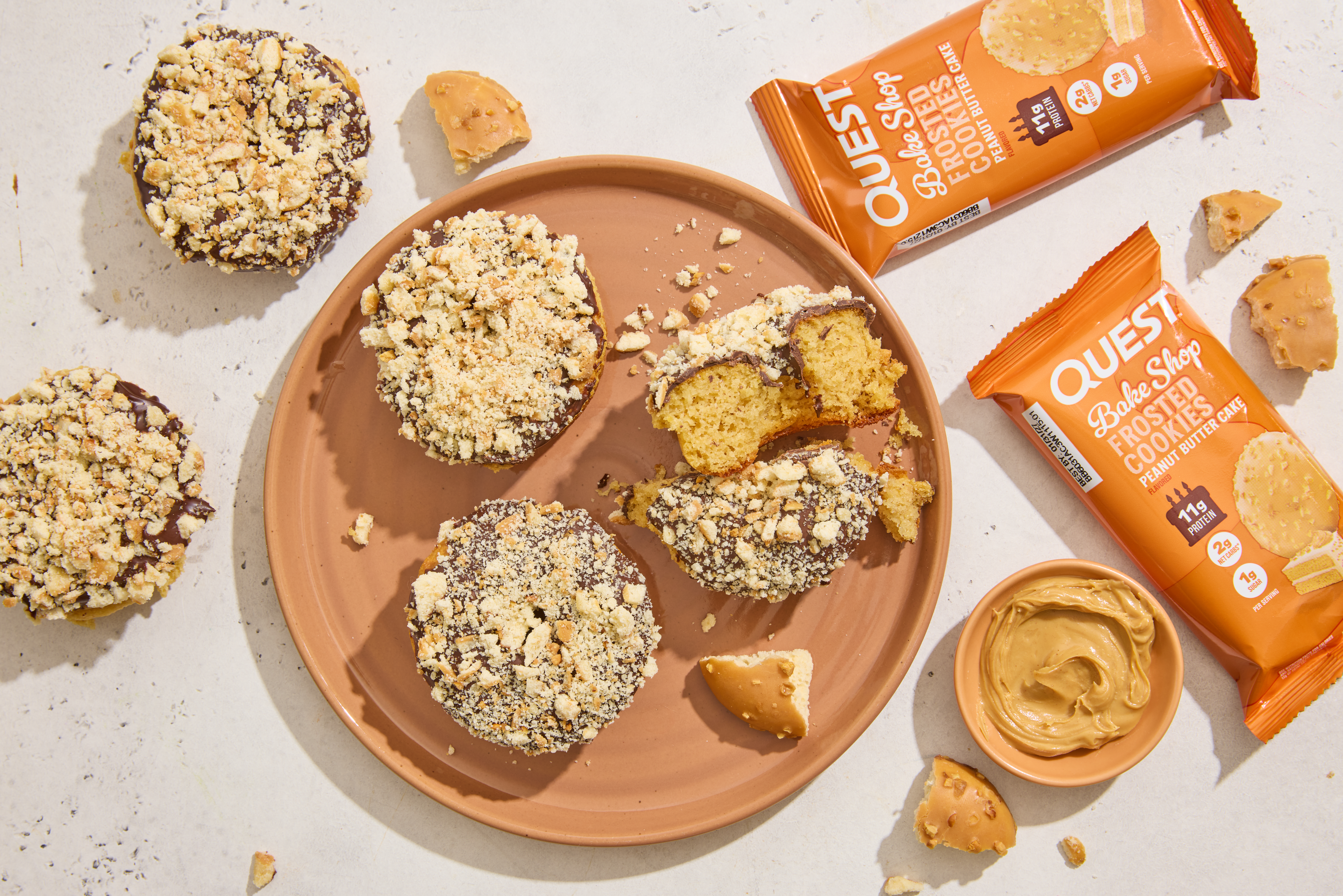 Peanut Butter Frosted cookie Donuts, April 2026