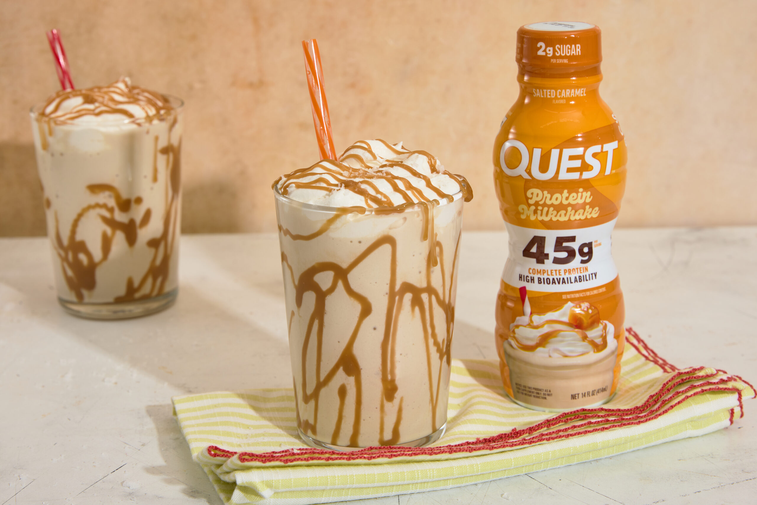 Quest Salted Caramel Milkshake Blended Coffee Recipe