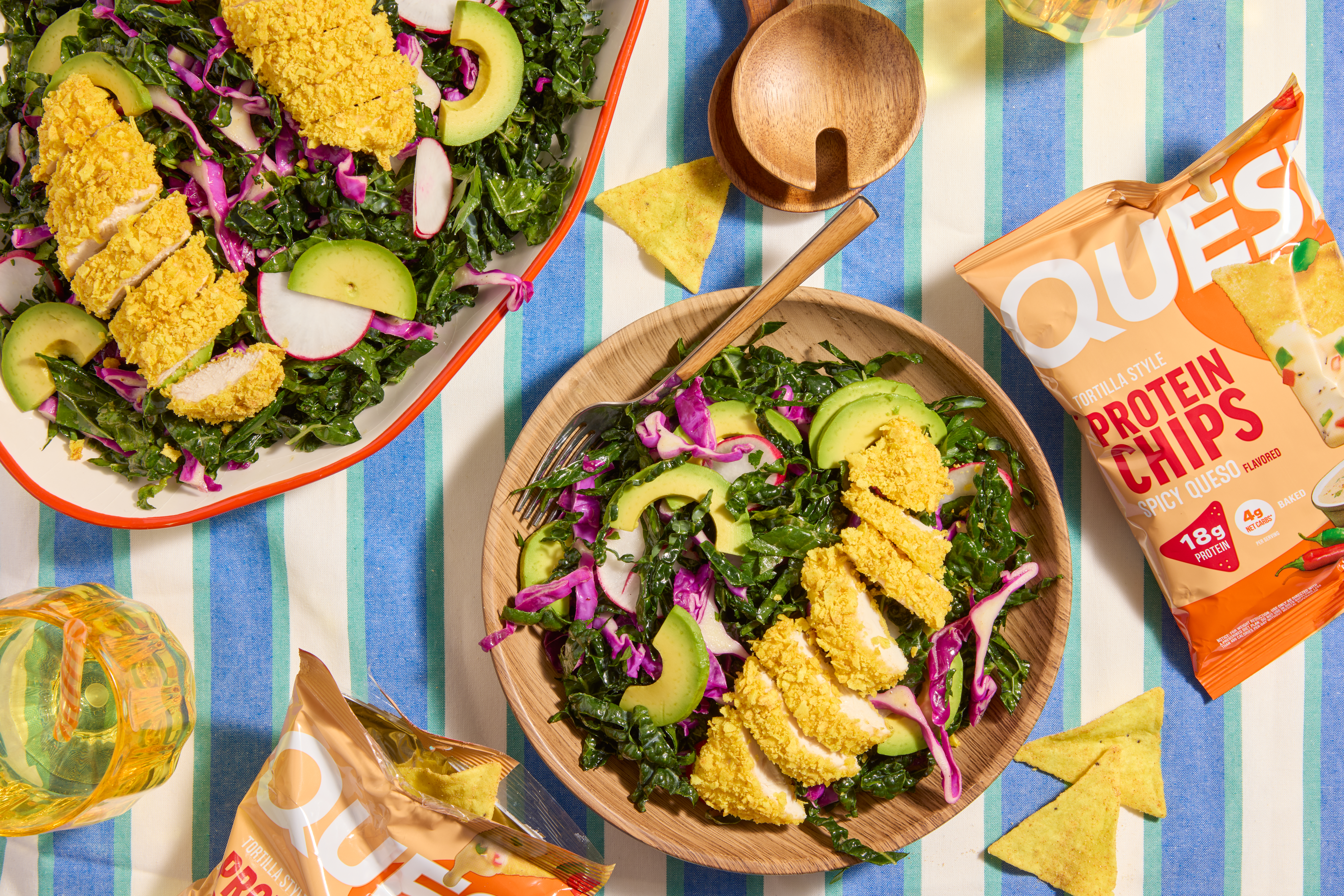 Quest Spicy Queso Summer Salad Recipe