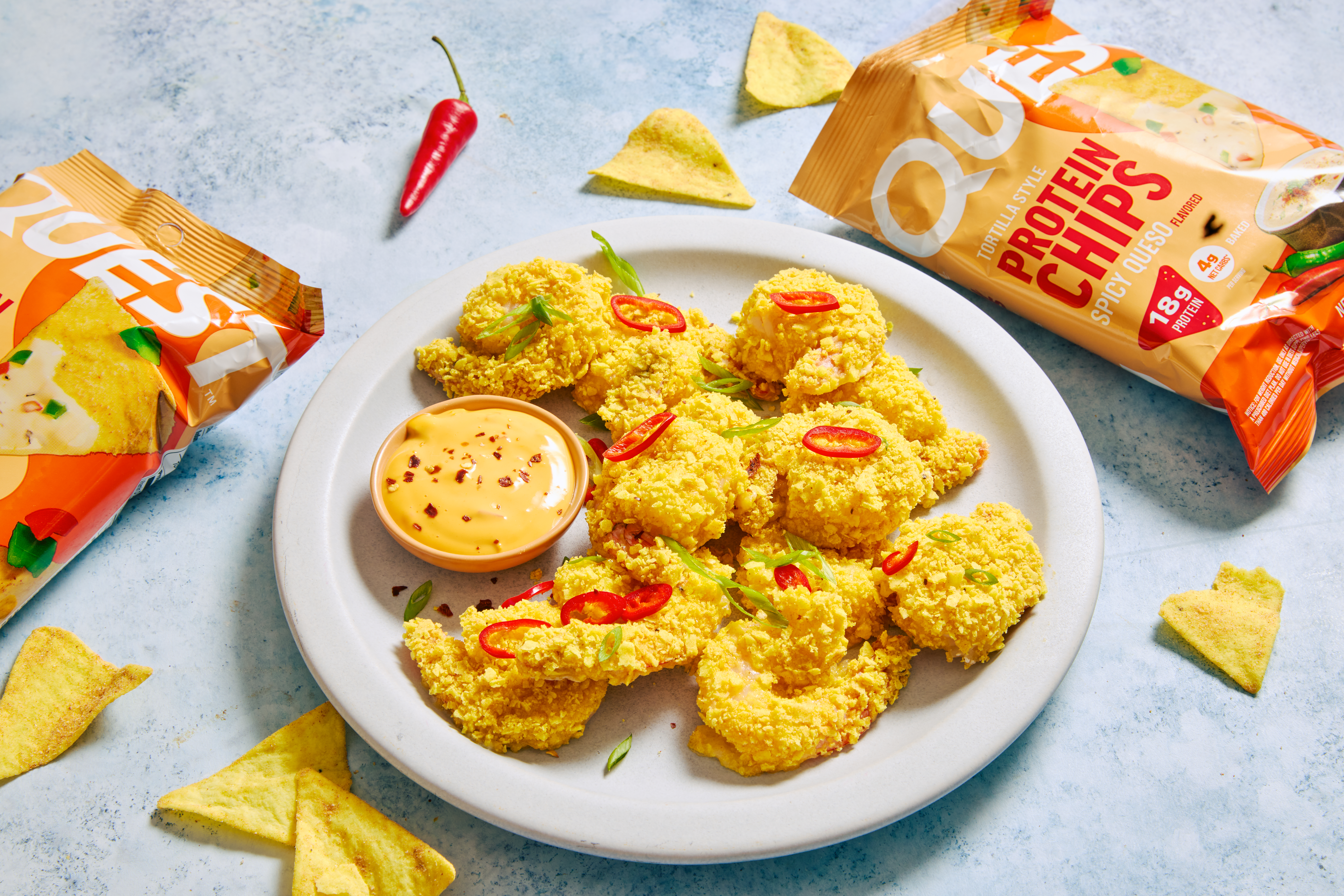 Quest Spicy Queso Crusted Shrimp Recipe
