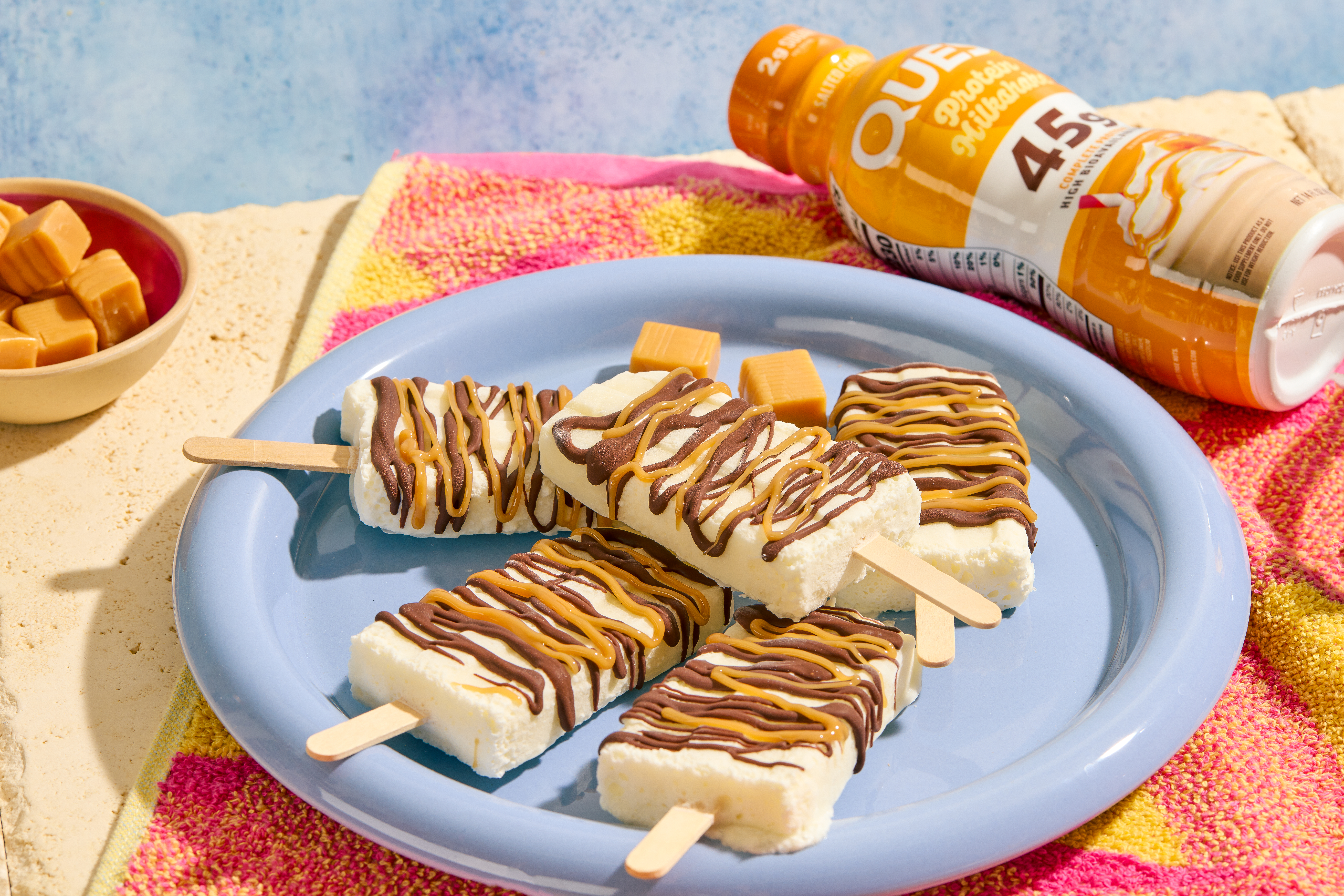 Quest Salted Caramel Ice Cream Bars Recipe