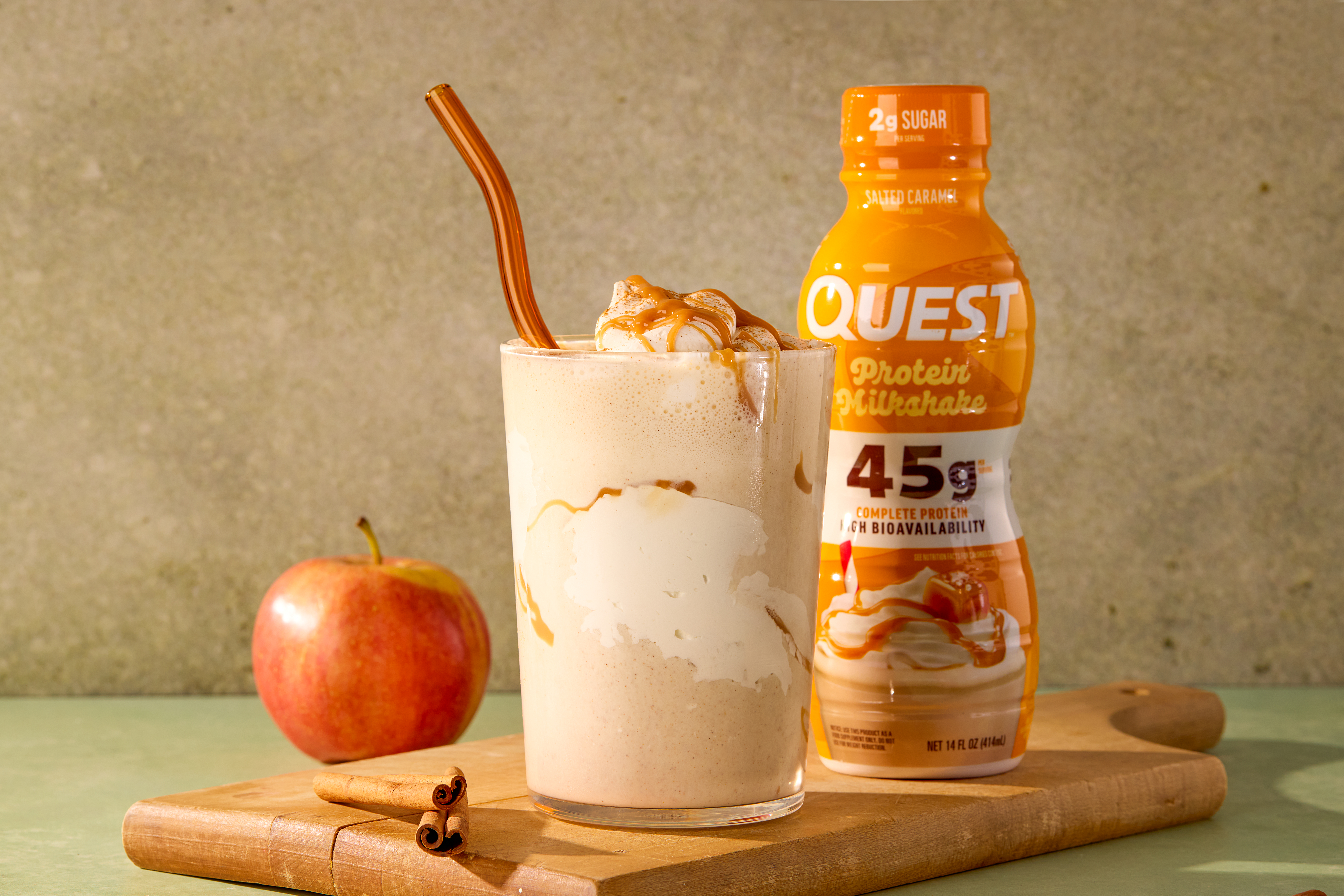 Quest Apple Pie Salted Caramel Milkshake Recipe